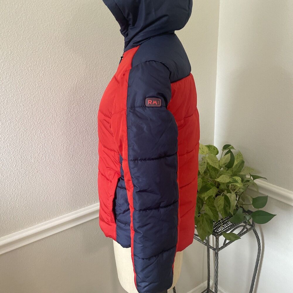 RM, youth red puffer jacket, size 14/16 - Picture 4 of 9